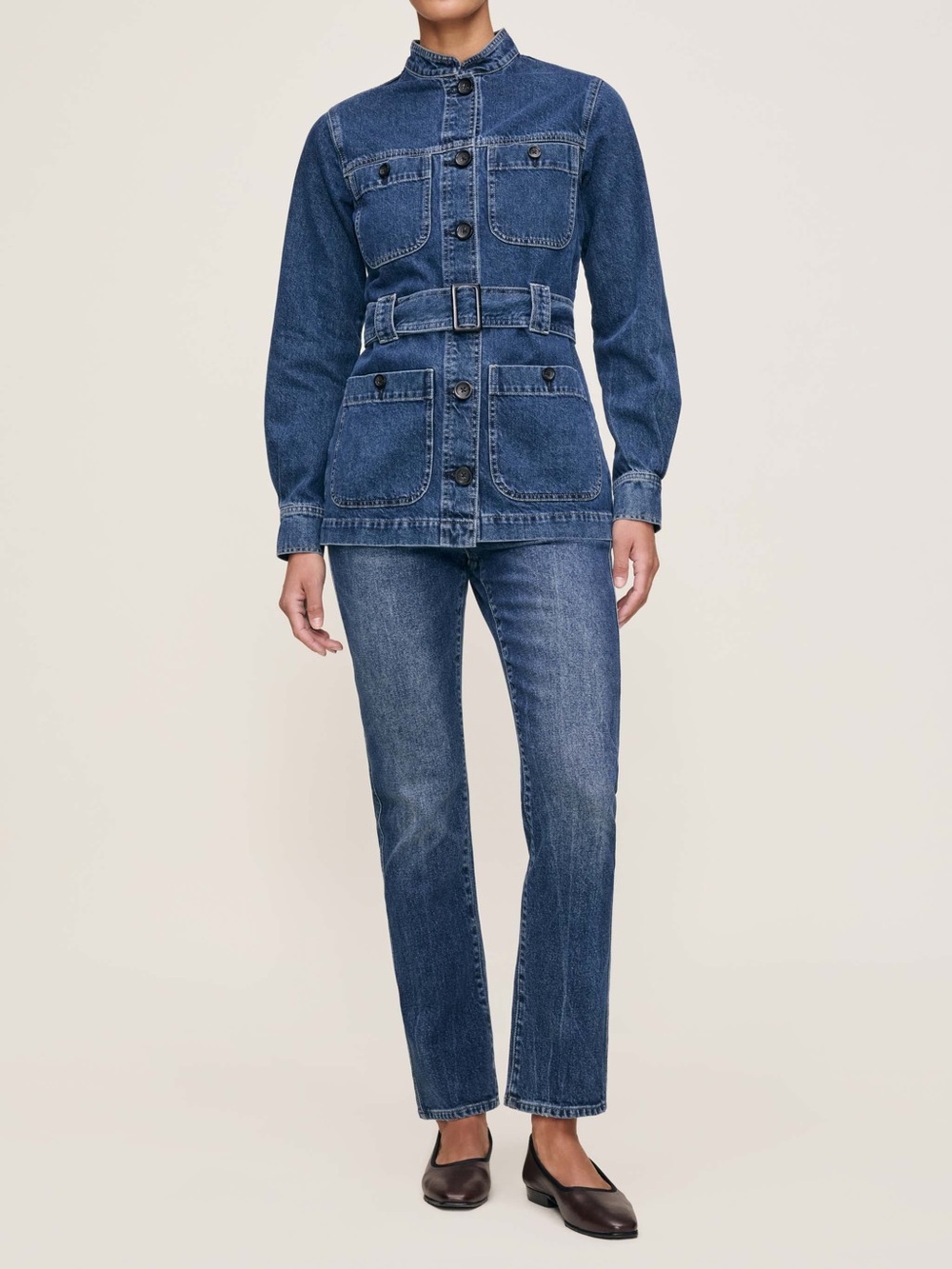 DL1961‎ High-Rise Straight Cigarette Jeans costal blue 26 feminine quiet luxury